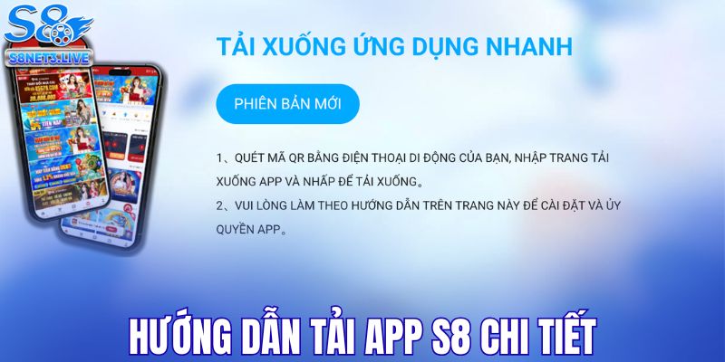 Hướng dẫn tải app S8 chi tiết
